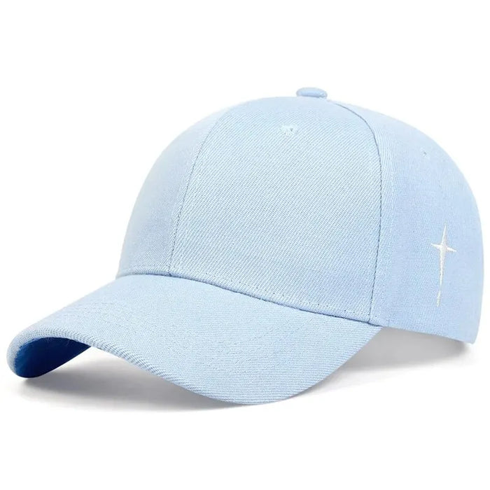 Adjustable Baseball Cap / Hat Cross Embroidery For Outdoor Wear