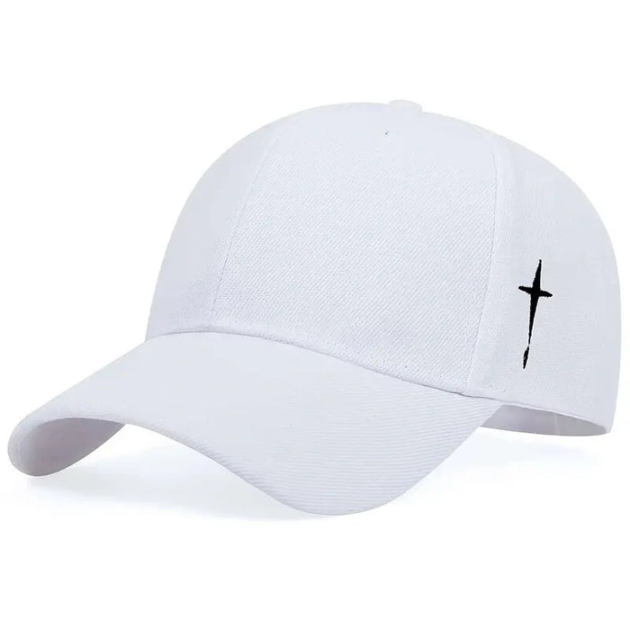 Adjustable Baseball Cap / Hat Cross Embroidery For Outdoor Wear