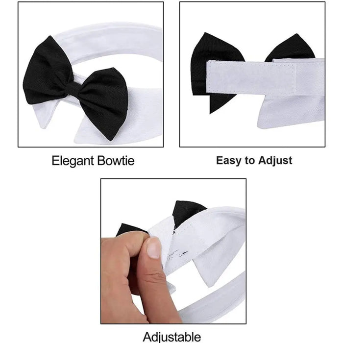 Adjustable Comfortable Party Wedding Holiday Neck Tie Bowtie