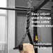 Adjustable Gym Handle With 5 D-rings For Cable Machine