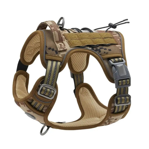 Adjustable Reflective No Pull Tactical Pet Vest Harness For