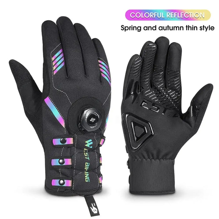 Adjustable Self-locking Cycling Gloves