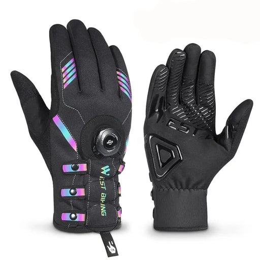 Adjustable Self-locking Cycling Gloves