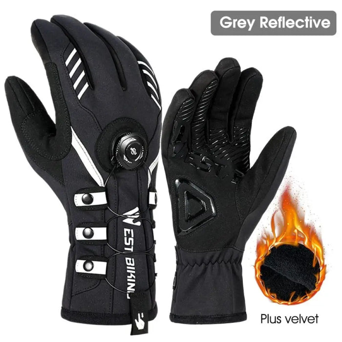 Adjustable Self-locking Cycling Gloves