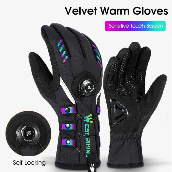 Adjustable Self-locking Cycling Gloves