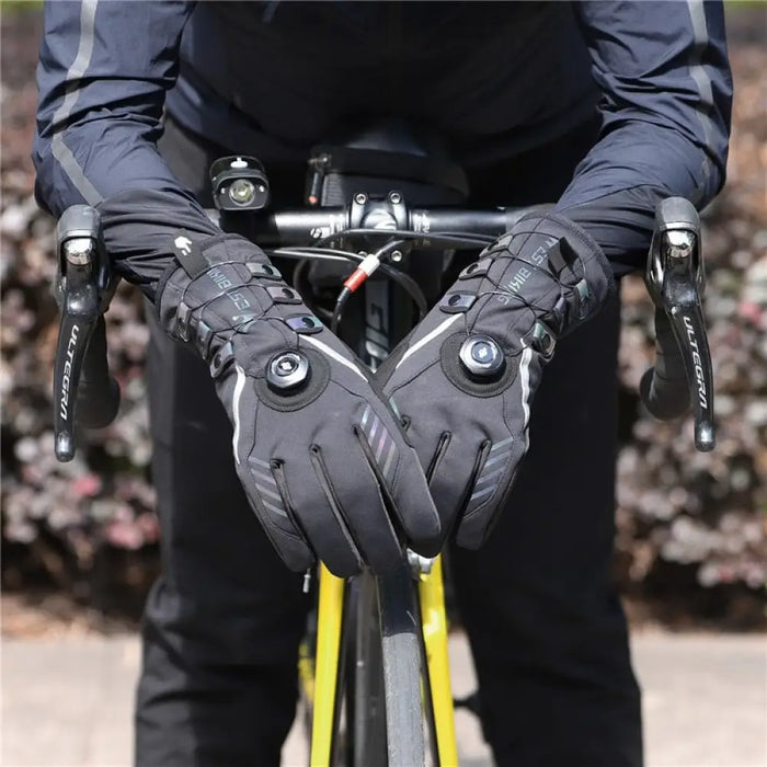 Adjustable Self-locking Cycling Gloves