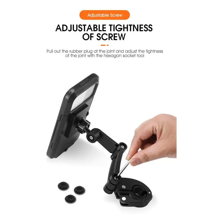 Adjustable Waterproof Bicycle Phone Holder