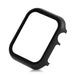 Aluminum Metal Bumper Tempered Glass+ Cover For Apple Watch