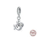 Animal 925 Sterling Silver Cute Little Sloth Charm Fit Women