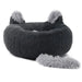 Anti Anxiety Fluffy Washable Calming Round Donut Pet Bed