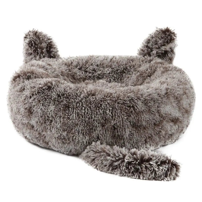 Anti Anxiety Fluffy Washable Calming Round Donut Pet Bed