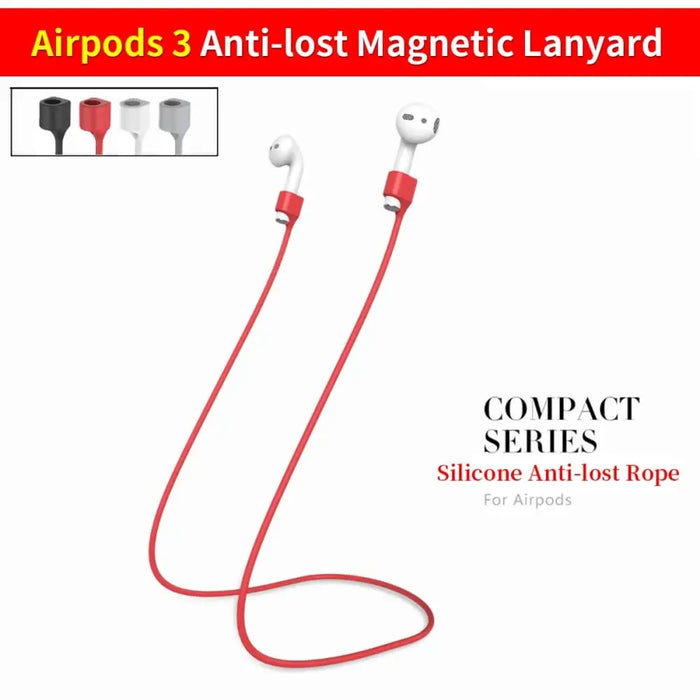 Anti-drop Silicone Anti-lost Lanyard For Apple Airpods 1 2