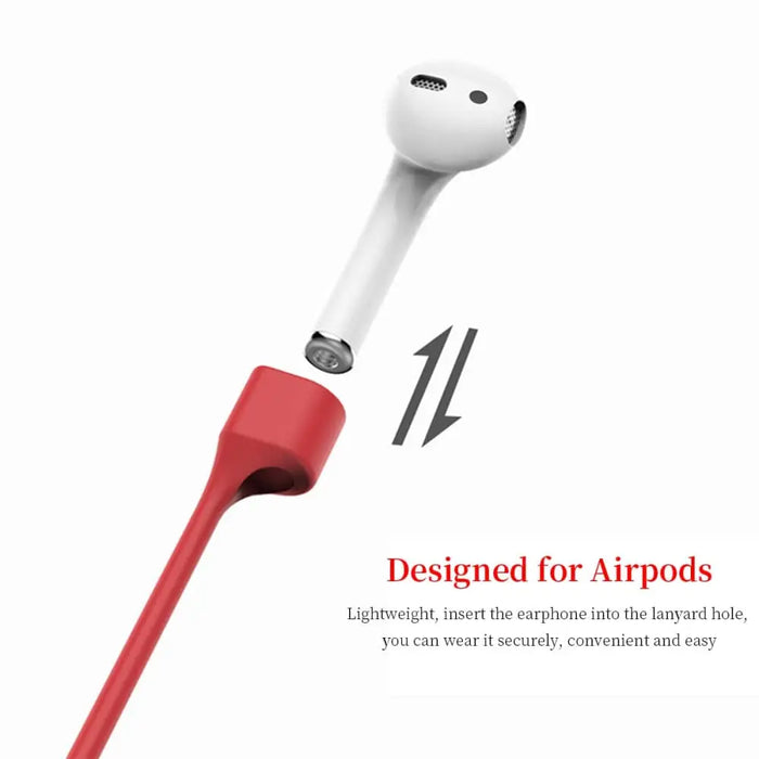 Anti-drop Silicone Anti-lost Lanyard For Apple Airpods 1 2