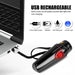 Anti-glare Usb Rechargeable Bike Front And Rear Light