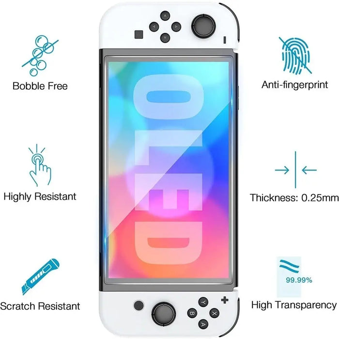 Anti-scratch Bubble-free Glass Screen Protector For Nintendo