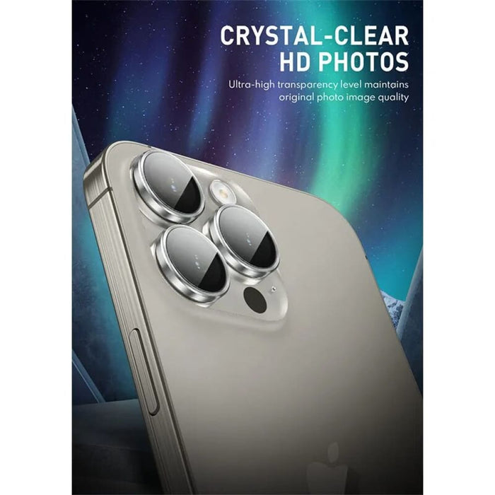 Anti-Scratch Ultra-Thin 9H Tempered Glass Camera Lens Protector For iPhone 15 Pro