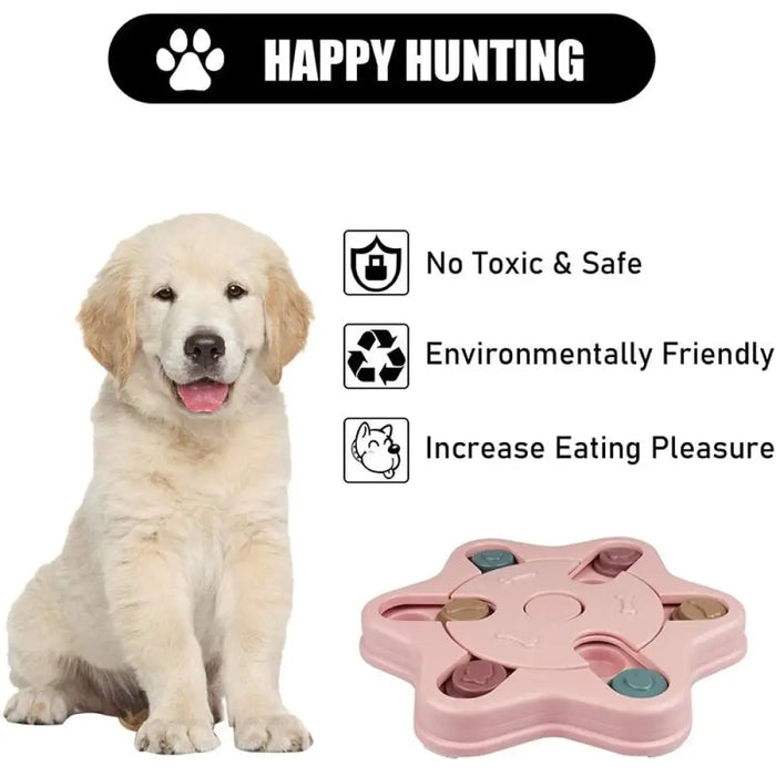 Anti-slip Slow Feeder Dog Puzzle Interactive Toys For Small