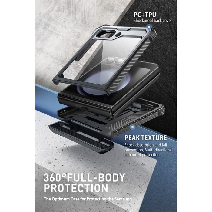 Armorbox Full-Body Rugged Holster Case with Built-in Screen Protector For Samsung Galaxy Z Flip 5