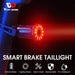 Auto Brake Sensing Waterproof Led Smart Bicycle Light