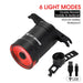 Auto Brake Sensing Waterproof Led Smart Bicycle Light