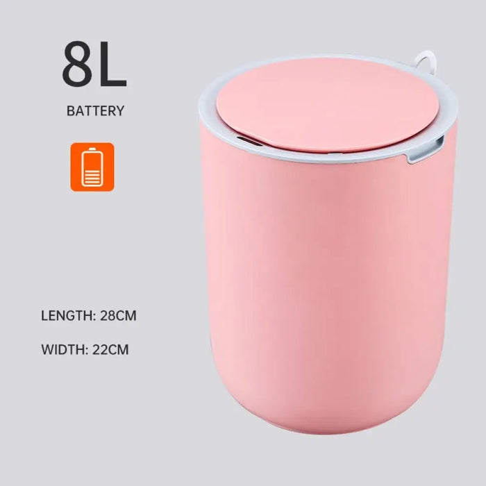 8l Automatic Electric Household Round Smart Trash