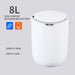 8l Automatic Electric Household Round Smart Trash