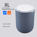 8l Automatic Electric Household Round Smart Trash