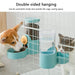 Automatic Food Water Dispenser Hanging Pet Bowl For Cage