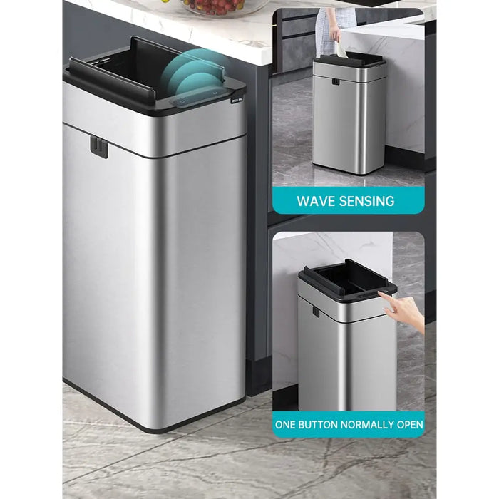 Automatic Smart Large Capacity Induction Trash Can With Lid