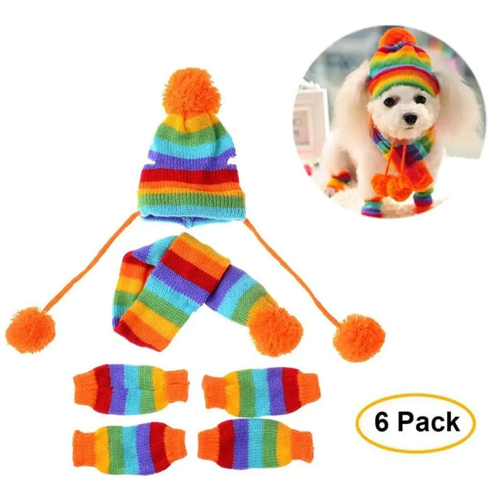 Autumn Winter Warm Durable Hand-woven Christmas Cosy Dog