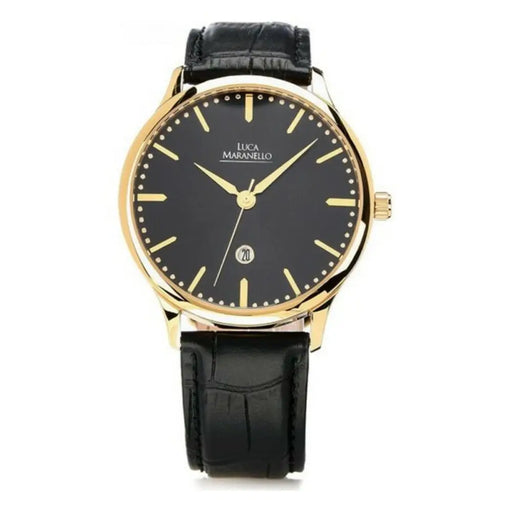 Ay012525-003 Men’s Quartz Watch Black 44 Mm