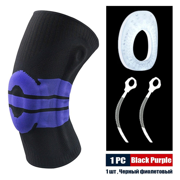 Sports Knee Compression Pads Patella Stabilizer for Cycling Running Weightlifting Basketball