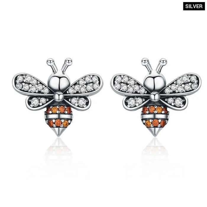 Baby Bee Stud Earrings For Women