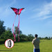 Beautiful Butterfly Kites Red Crystal With 100m Kite String