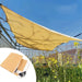 Beige Hdpe Sunshade Net Balcony Garden Plants Cover Sun