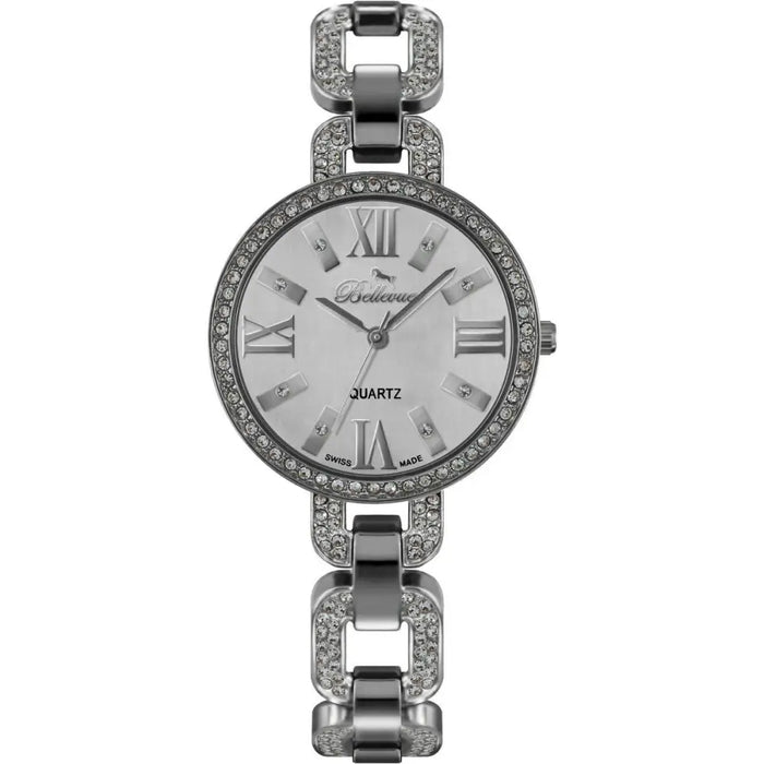 Bellevue B.03 Ladies Quartz Watch Silver 33mm