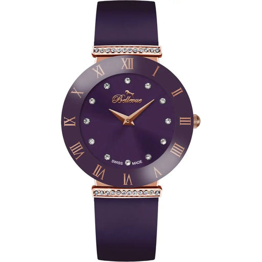 Bellevue E.113 Ladies Quartz Watch Purple 33mm