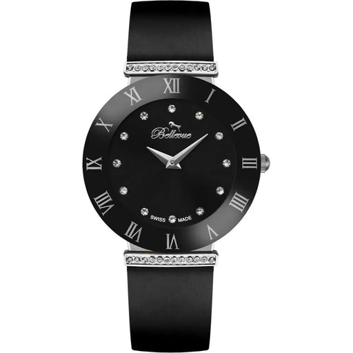 Bellevue E.126 Ladies Quartz Watch Black 26mm