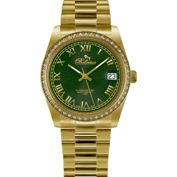 Bellevue I.13 Ladies Quartz Watch Green 36mm