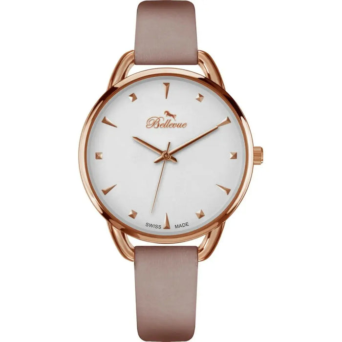 Bellevue B.35 Ladies Quartz Watch White 38mm