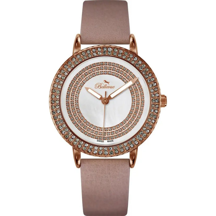 Bellevue B.45 Ladies Quartz Watch Pink 35mm