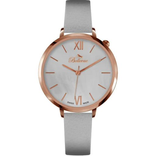 Bellevue B.47 Ladies Quartz Watch Silver 35mm