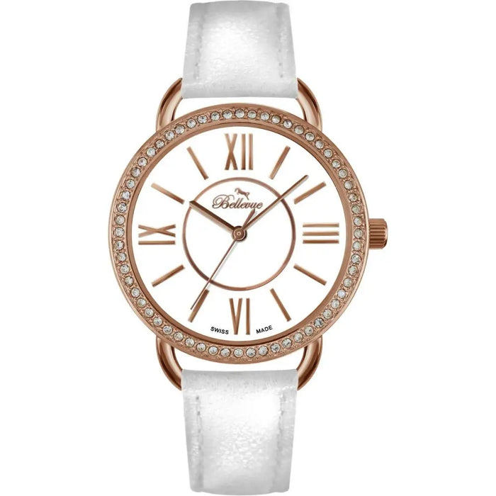 Bellevue A.66 Ladies Quartz Watch White 38mm