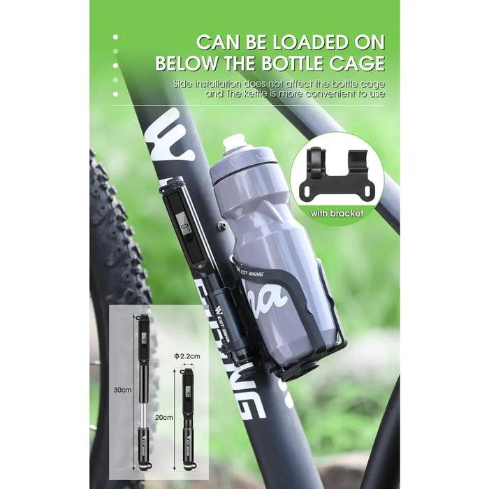 Bike Pump With Digital Display Gauge