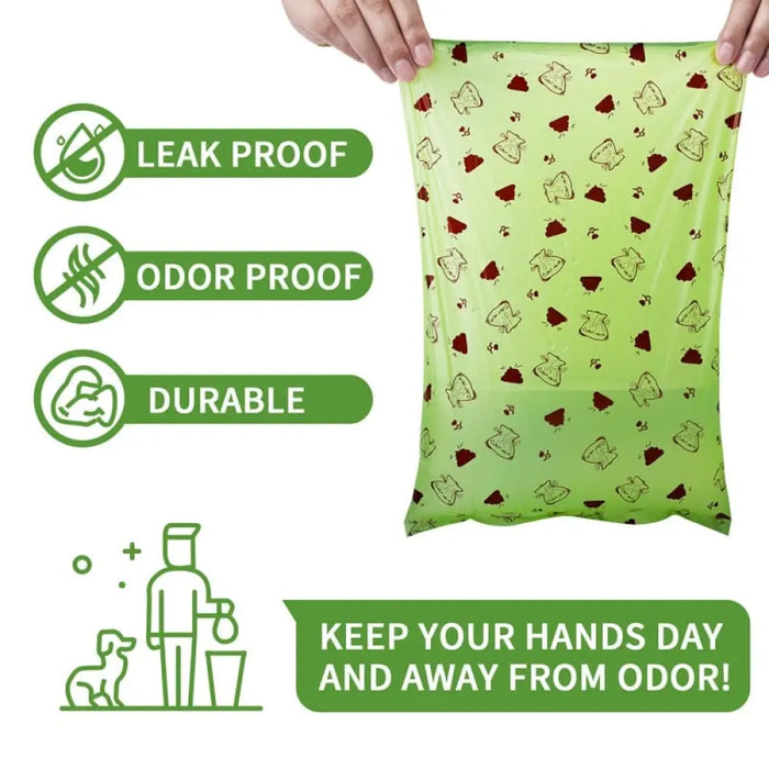 Biodegradable Dog Poop Bags Odor Proof Leakproof 90 180 240