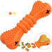 Bite Resistant Safe Food Dispensing Rubber Dog Chew Toys