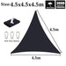 Black Waterproof Sunshade Sail 100% Polyester Sun Outdoor