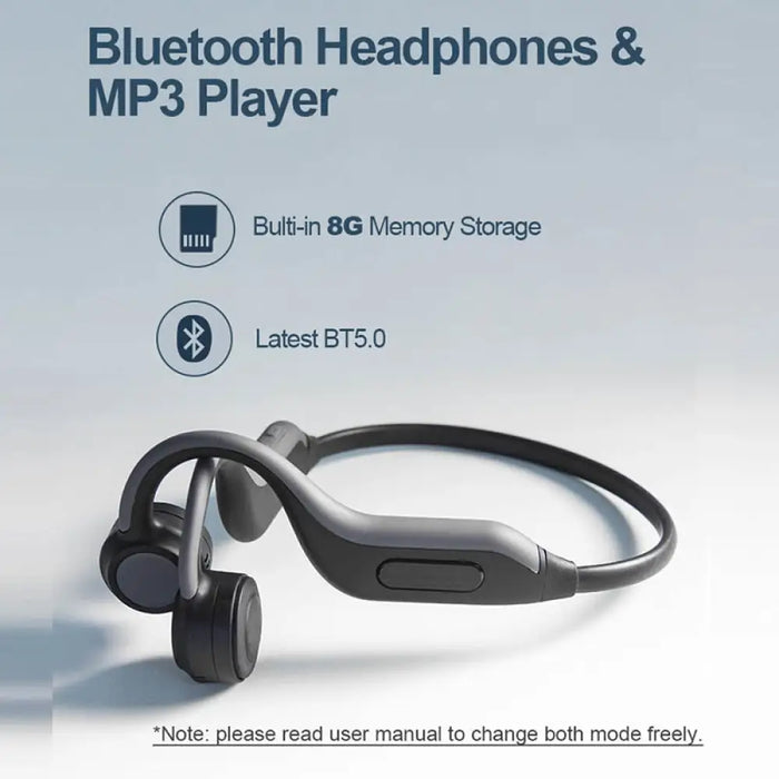 Bluetooth 5.0 Bone Conduction Built-in 8g Memory Card