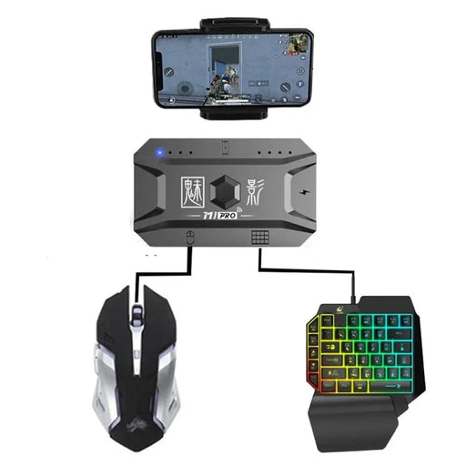 Bluetooth Plug And Play Gaming Keyboard Mouse Controller For