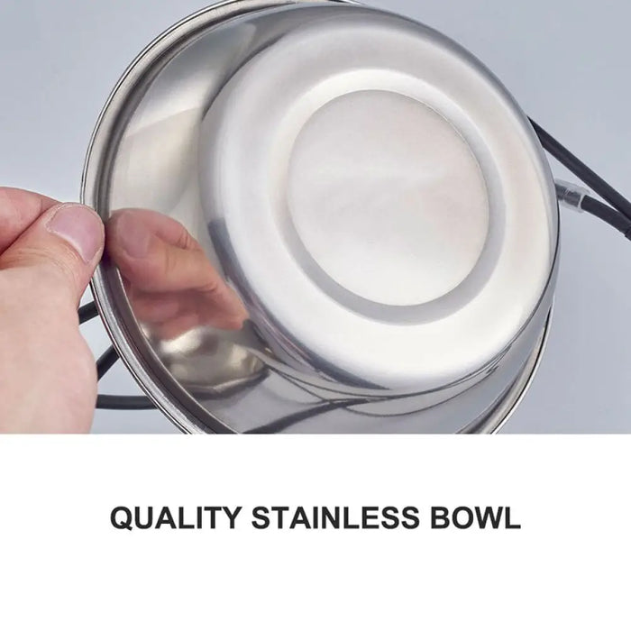 Bone Style Stainless Steel Pet Feeder Bowls For Small